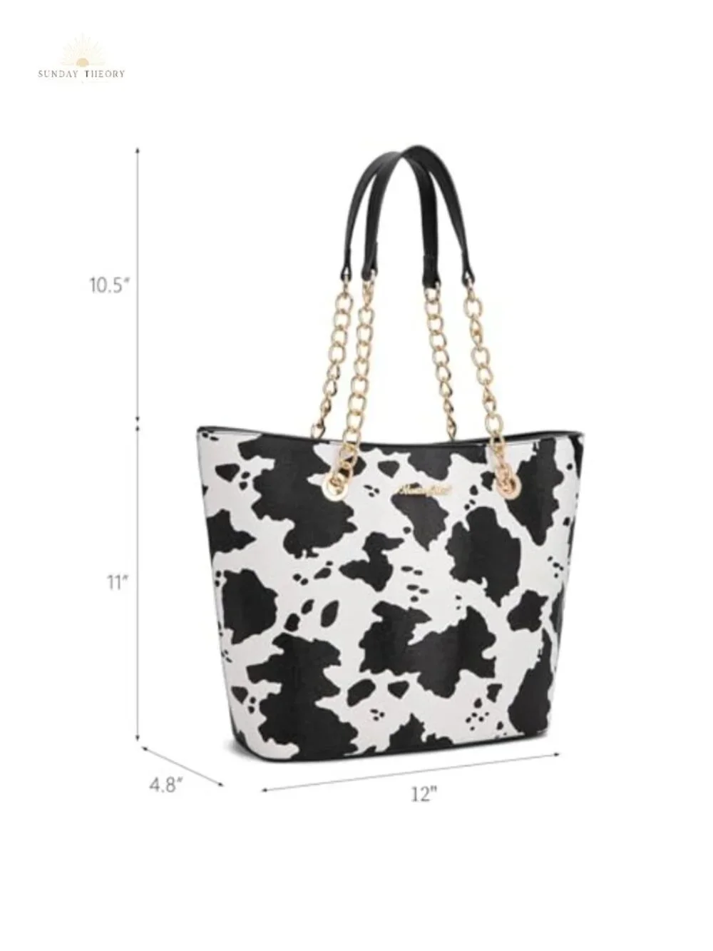 Women's Faux Leather Chain Top-Handle Tote Bag, Large Capacity Satchel with